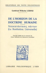 De l'horizon de la doctrine humaine