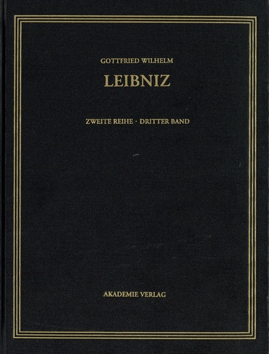 Leibniz. Philosophischer Briefwechsel - Dritter Band, 1695-1700