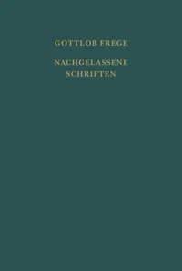 Nachgelassene Schriften und Wissenschaftlicher Briefwechsel. Erster Band