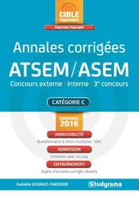 Annales corrigées ATSEM/ASEM