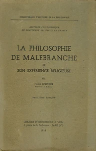 La philosophie de Malebranche