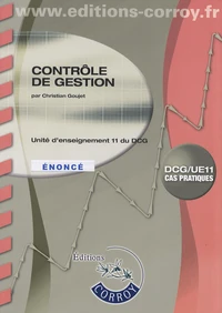 Contrôle de gestion UE11 du DCG