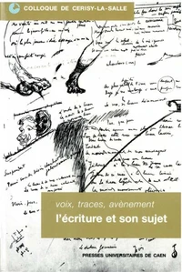 Voix, traces, avènement
