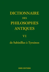 Dictionnaire des philosophes antiques