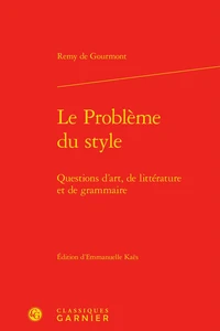 Le problème du style