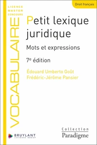 Petit lexique juridique