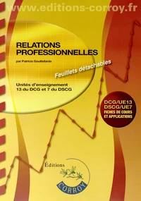 Relations professionnelles UE13 du DCG et UE7 du DSCG