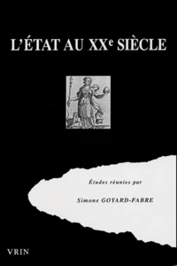 L'Etat au XXe siècle