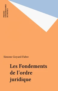 Les fondements de l'ordre juridique