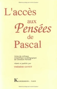L'accès aux Pensées de Pascal