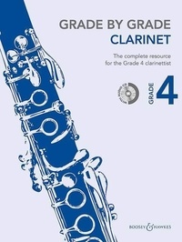 Janet Way - Grade by Grade  : Grade by Grade - Clarinette - Degré 4. clarinet and piano..