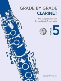 Janet Way - Grade by Grade  : Grade by Grade - Clarinette - Degré 5. clarinet and piano..
