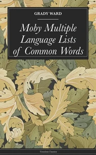 Moby Multiple Language Lists of Common Words