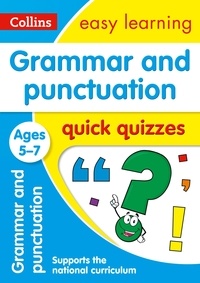 Grammar &amp; Punctuation Quick Quizzes Ages 5-7 - Prepare for school with easy home learning.