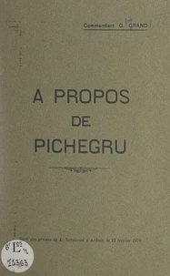 À propos de Pichegru
