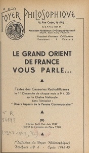  Grand Orient de France et Georges Voronoff - .