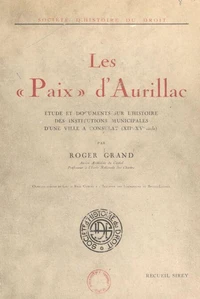 Les paix d'Aurillac