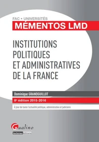 Institutions politiques et administratives de la France 2015-2016