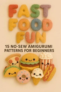 Fast Food Fun: 15 No-Sew Amigurumi Patterns for Beginners