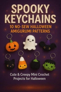 Spooky Keychains: 10 No-Sew Halloween Amigurumi Patterns