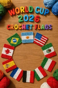 World Cup 2026 Crochet Flags