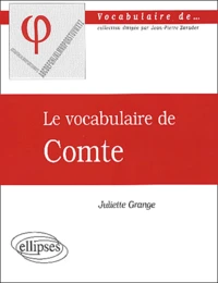 Le vocabulaire de Comte