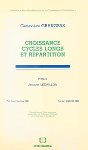 Croissance, cycles longs et repartition