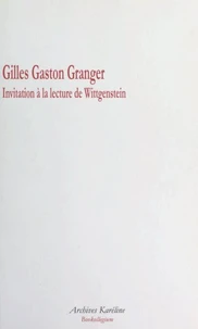 Invitation à la lecture de Wittgenstein