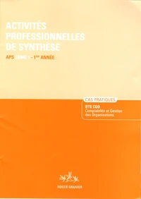 Activités professionnelles de synthèse APS du BTS CGO 1