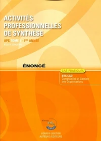 Activités professionnelles de synthèse - Enoncé