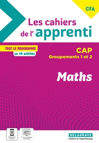 Maths CAP groupements 1 et 2 Les cahiers de l'apprenti