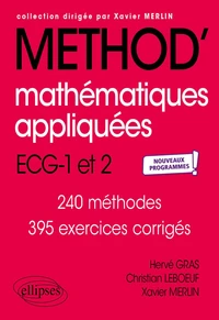Mathématiques appliquées ECG 1re et 2e années