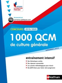 1000 QCM culture générale concours catégories A, B et C