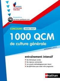 1000 QCM culture générale concours catégories A, B et C