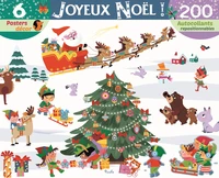 Décore avec les autocollants Noël