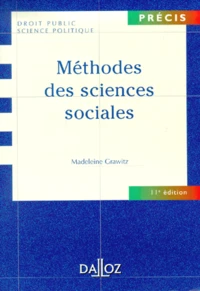 Methodes Des Sciences Sociales. 11eme Edition