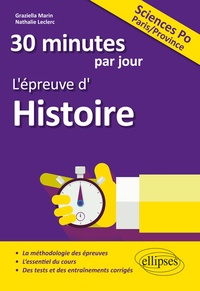 Graziella Marin et Nathalie Leclerc - 30 minutes par jour, l'épreuve d'Histoire Sciences Po Paris/Province.