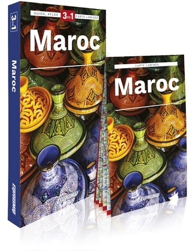 Maroc. Guide + Atlas + Carte routière 1/1 500 000 3e édition