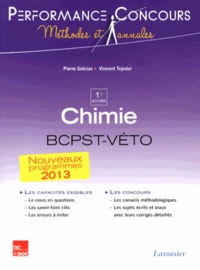 Chimie 1re année BCPST-Véto