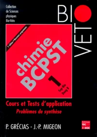Chimie Bcpst1. Cours Et Tests D'Application, 5eme Edition
