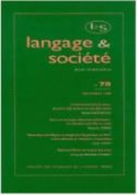 Langage et société, n° 78/décembre 1996