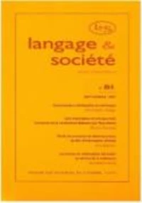 Langage et société, n° 81/septembre 1997