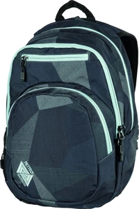 Sac à dos Stash Black Fragment noir et zip vert clair