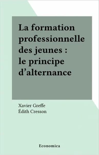 La formation professionnelle des jeunes