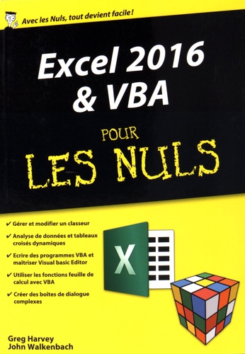 Excel 2016 & VBA pour les nuls