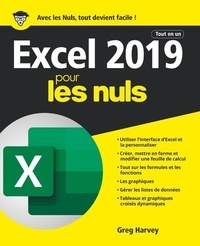 Ebooks téléchargeables gratuitement pour mp3 Excel 2019 tout en un pour les nuls 9782412048696 par Greg Harvey  (Litterature Francaise)