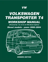 VW Volkswagen Transporter T4 [ Powered By 1.8, 2.4 &amp; 2.9 Diesel engines ]