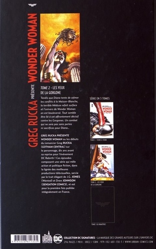 Greg Rucka présente Wonder Woman Tome 2 Les yeux de la gorgone