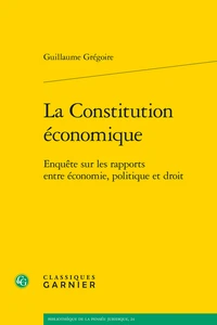 La constitution économique