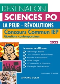 Grégory Bozonnet et Pascal Bernard - Destination Sciences Po Questions contemporaines 2022 - Concours commun IEP.